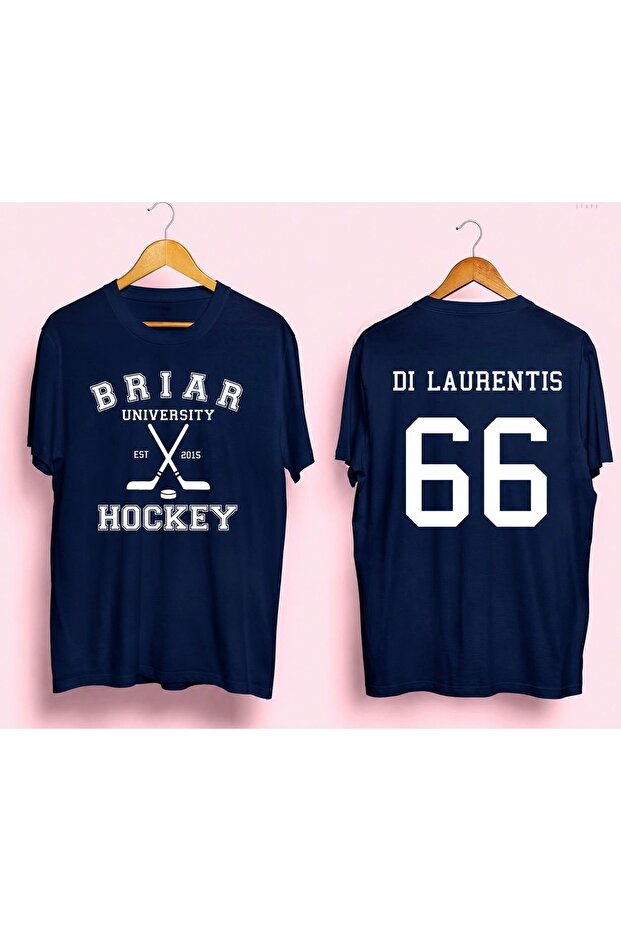 Off Campus Briar Hockey 66 Printed Cotton Oversize T-Shirt
