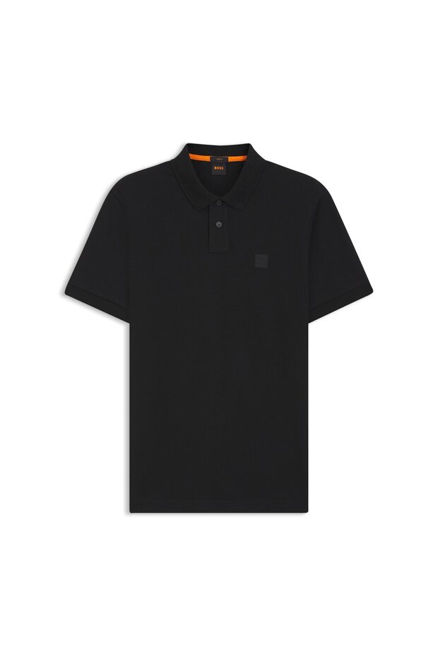Logolu Esnek Pamuk Dar Kesim Polo Tişört - 5