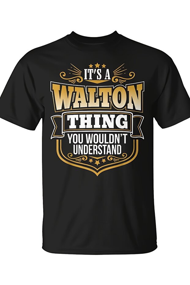 تي شيرت برسومات مضحكة من نوع Its A Walton Thing للرجال قطعة واحدة