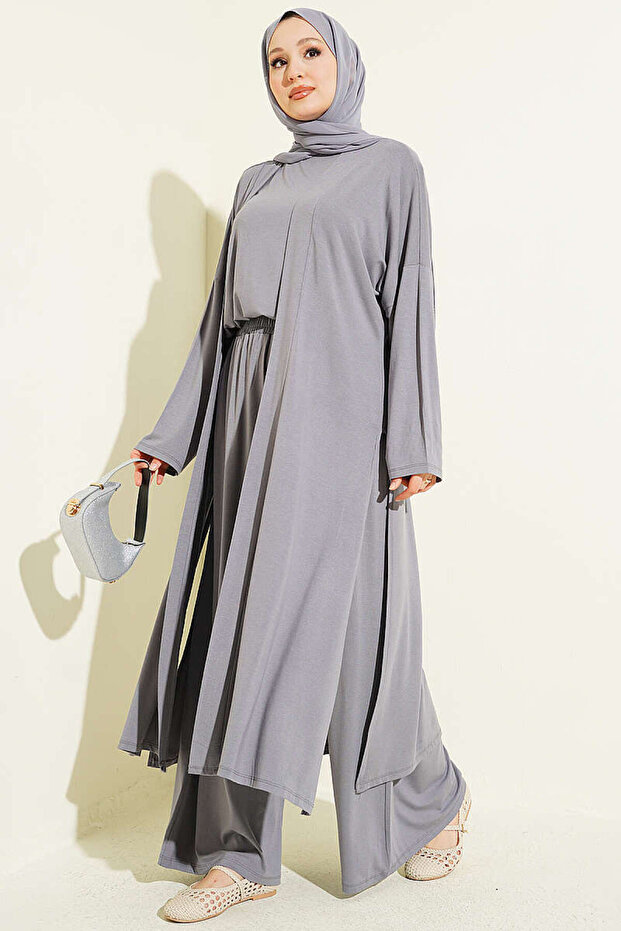 YAZGIMODA Hırkalı Basic Üçlü Takım