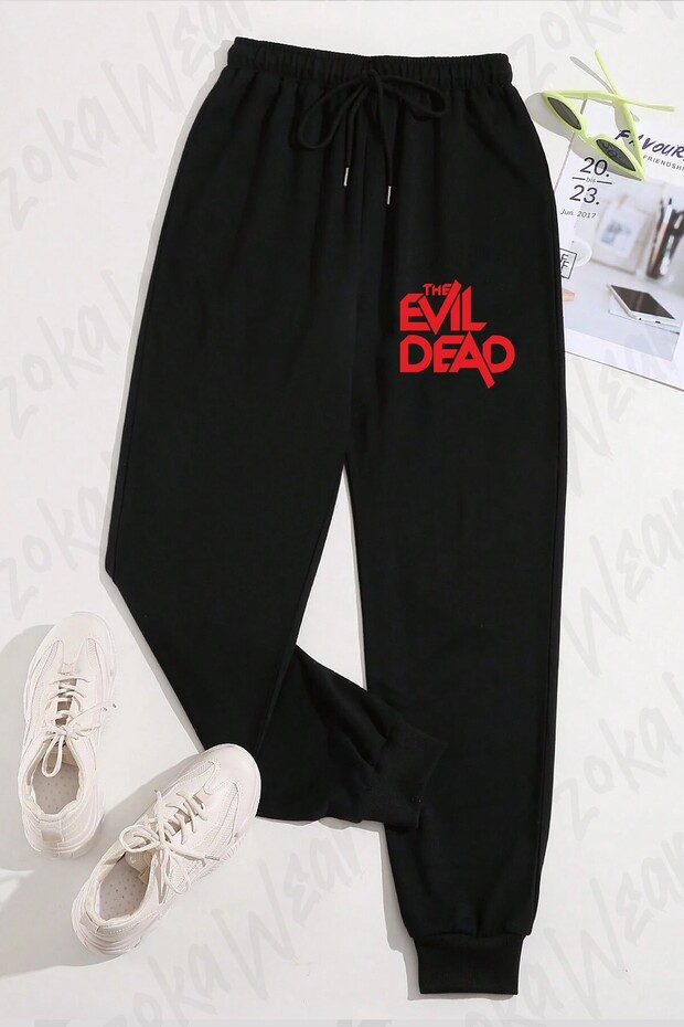 بنطلون رياضي مطبوع عليه Evil Dead للجنسين