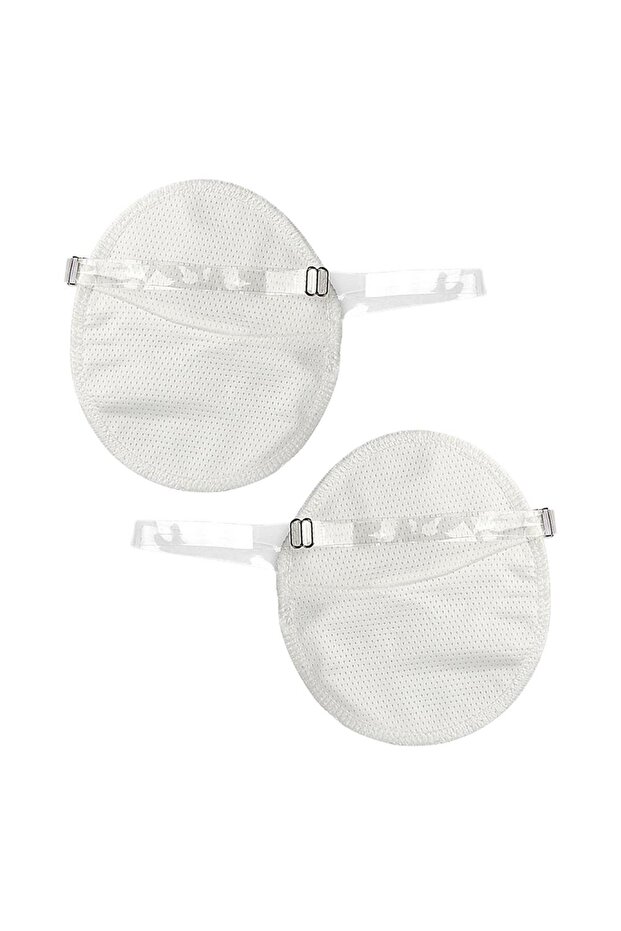 C-transparent band 1Pair Washable Underarm Sweat Pad Reusable Absorbent Deodorant Pad Armpit Anti Sw