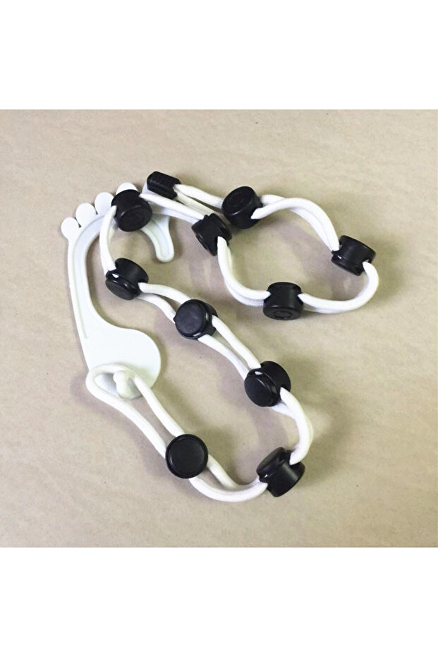 White 1pc Hosiery Hanger Cleaning Aid Organizer Sock Organizer Hooks for Washing, Drying and Hanging