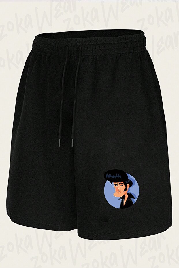 Unisex Elvis Presley V4 Design Printed Shorts