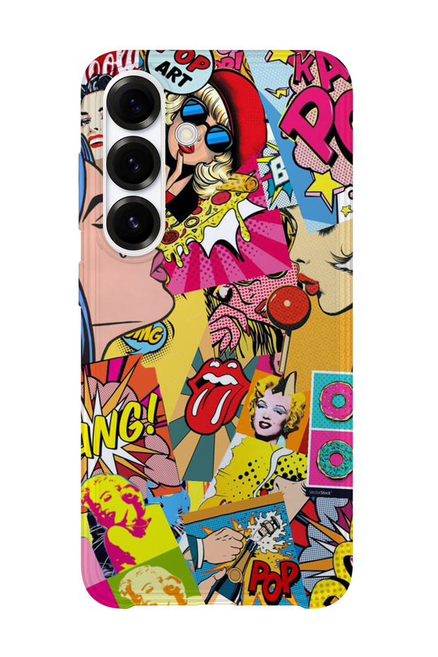 Samsung Galaxy S23 Plus Compatible Printed Transparent Phone Case |   Collection: Queenmode Femme