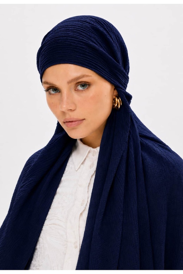 شال موسلين مجعد من مودال