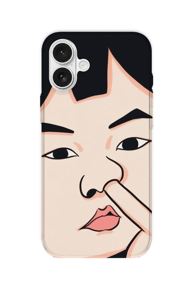 iPhone 16 Compatible Printed Transparent Phone Case |   Collection: Memecraft Studio