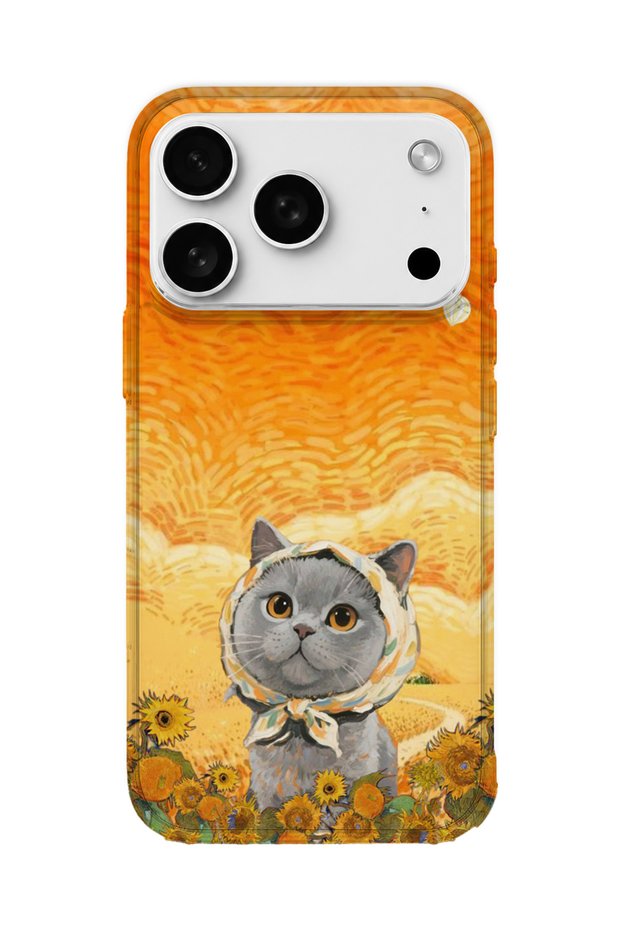 iPhone 17 Pro Max Compatible Printed Transparent Phone Case | Collection: Kawaii Cat