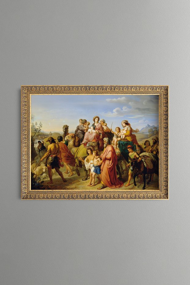The Return of Jacob - Vintage Patterned Painting - Fine Model