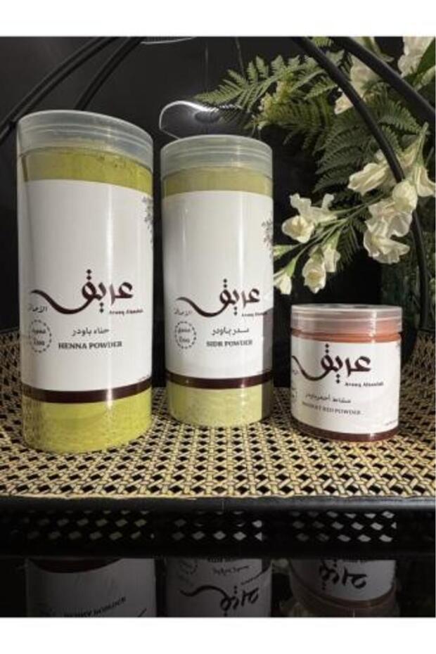 حزمة توفير: حناء 850 جرام، سدر 900 جرام، مشط 250 جرام