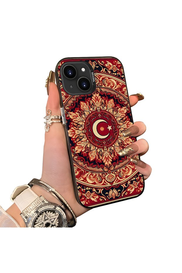 حافظة حماية للعدسات من السيليكون الصلب الأكريليكي الخلفي متوافقة مع iPhone 13/14