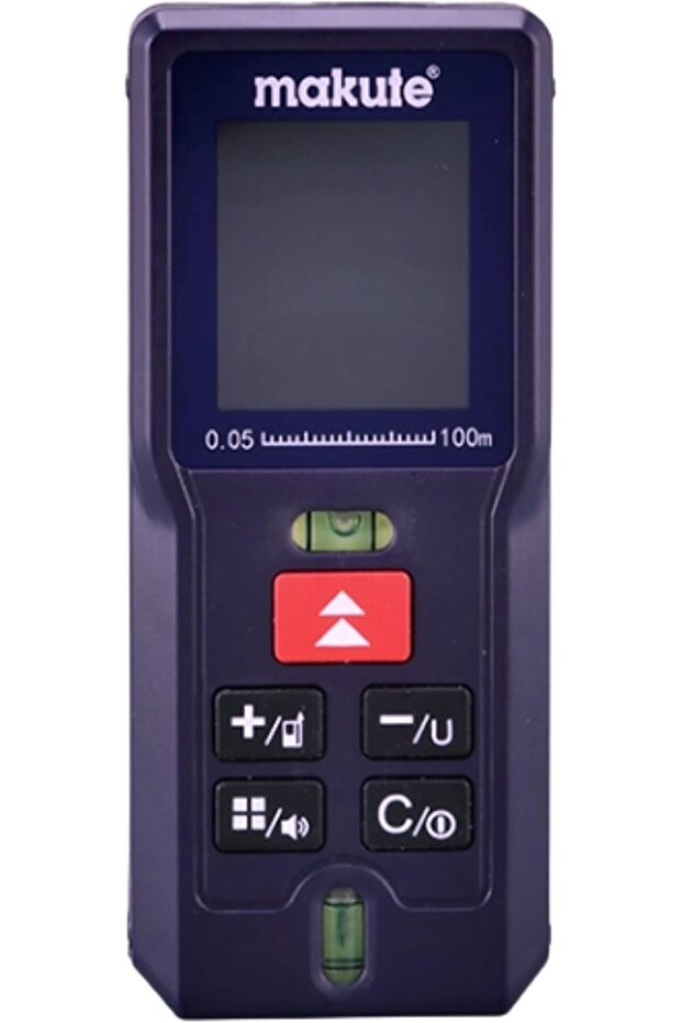 100M Laser Distance Meter with Electronic Angle Sensor, ±2mm Accuracy, LCD Display, 99 Data Memory