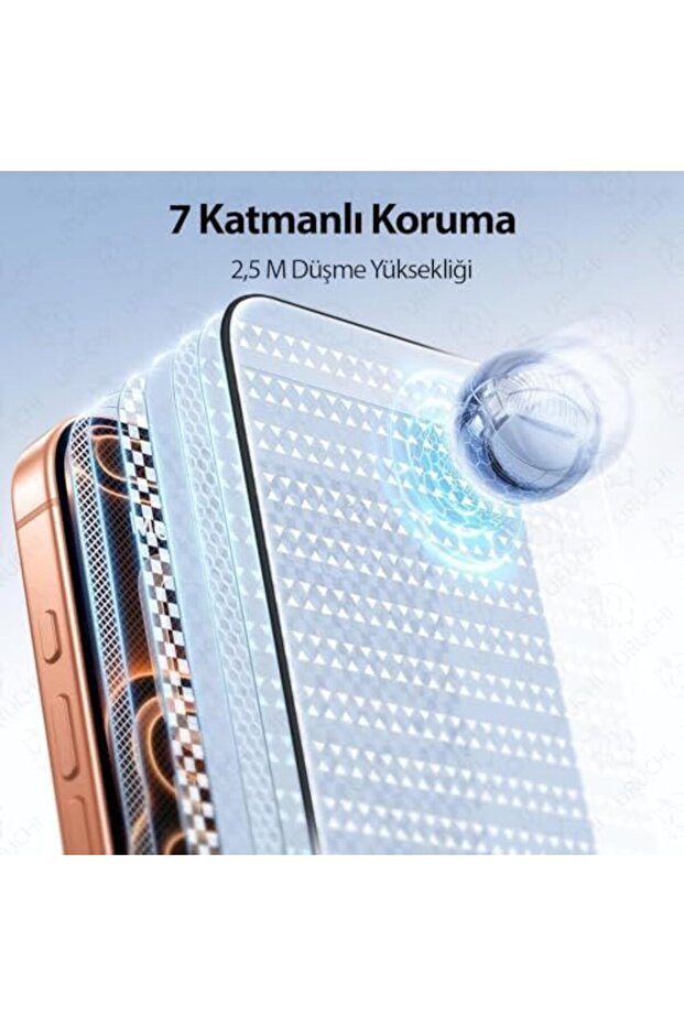 واقي شاشة من msa shop CAPPY متوافق مع هاتف iPhone 17 Pro Max، زجاج مقوى بتغطية كاملة، خالٍ من الفقاعات v