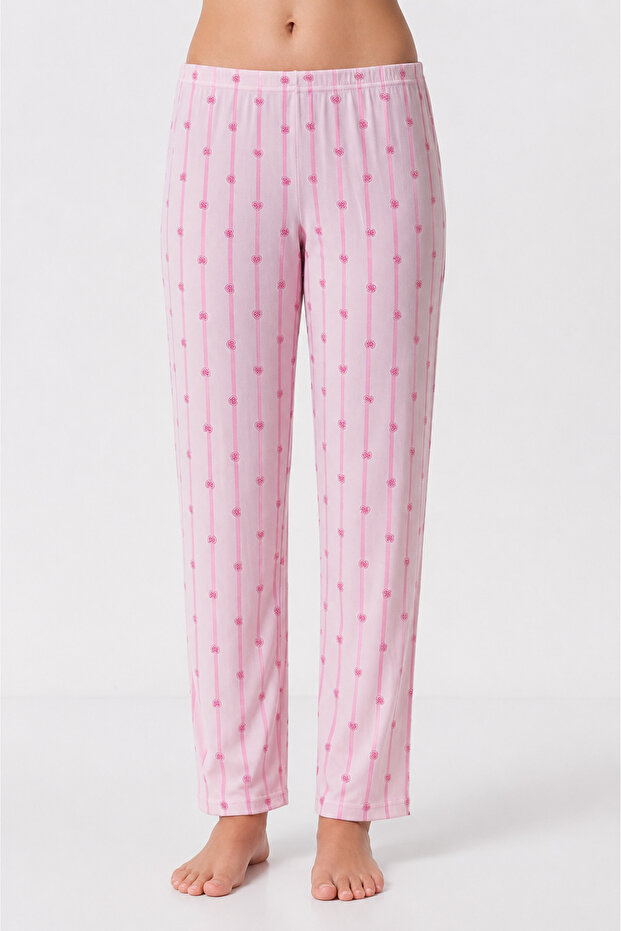 Women's Soft and Flexible Fabric Single Pajama Bottoms 95% Cotton 5% Lycra