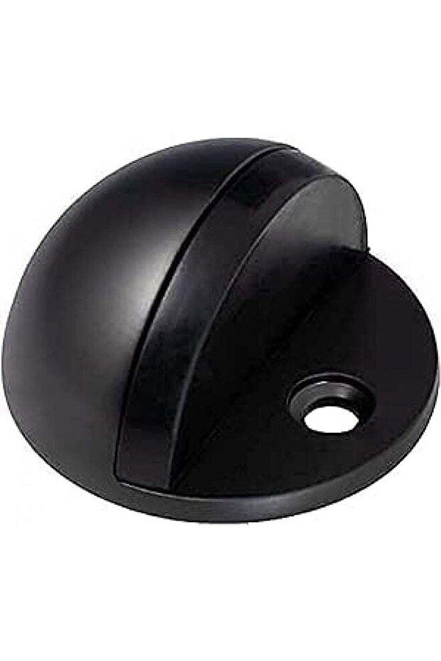 MCS MB Half Round Door Stopper – Durable Wall Mounted Door Stop, Zinc Alloy Finish