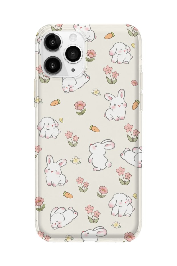 iPhone 11 Pro Max Compatible Printed Transparent Phone Case | Collection: Cute Animals