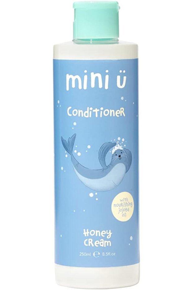 Mini U Honey Cream Conditioner, White - Ideal for Kids, Suitable from Newborn - Naturally Derived & Made in UK