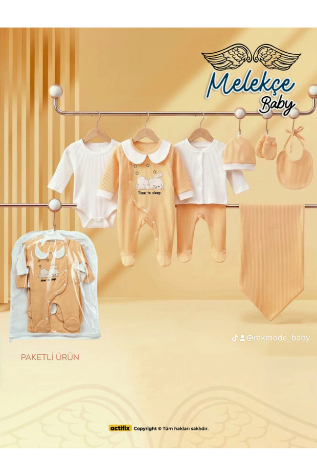 Nakışlı 9lu set askıda