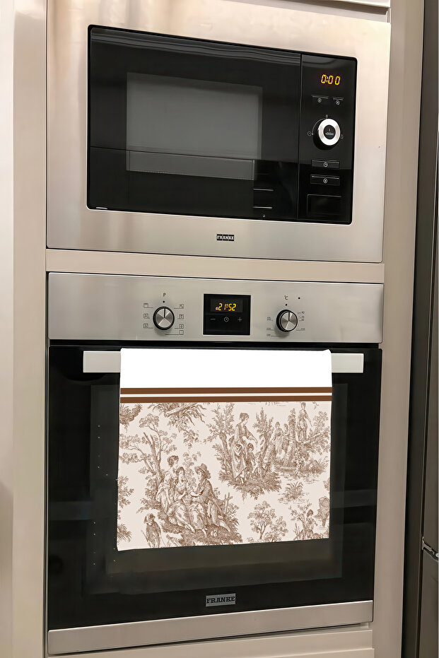 Decorative Kitchen Cotton Oven Towel with Special Pattern 35X50 cm Washable