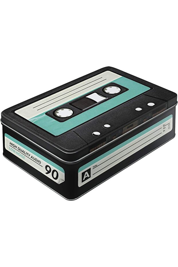 Nostalgic-Art 30714 ريترو ويف ريترو كاسيت، حاوية تخزين مسطحة
