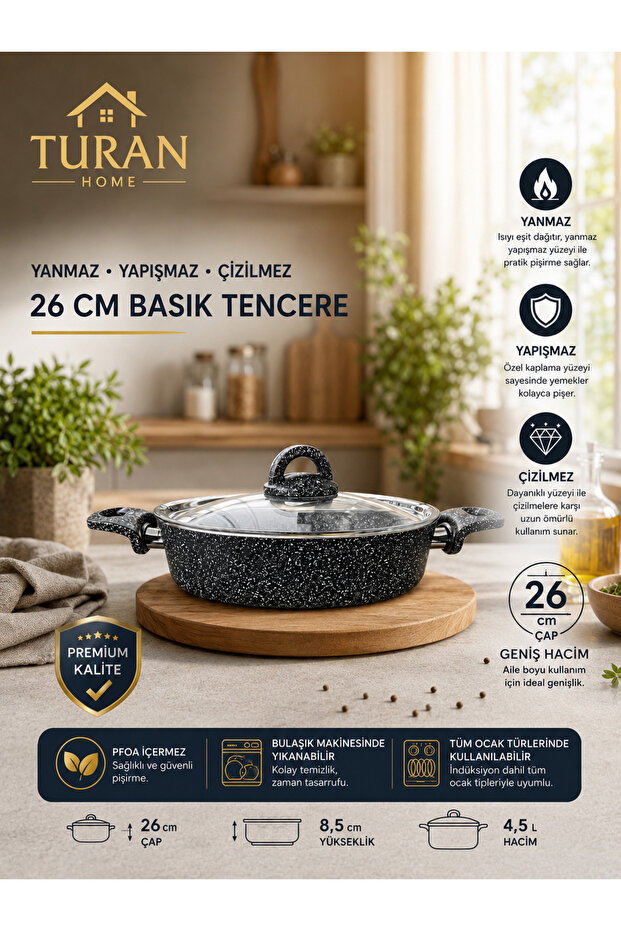 Basık Tencere granit
