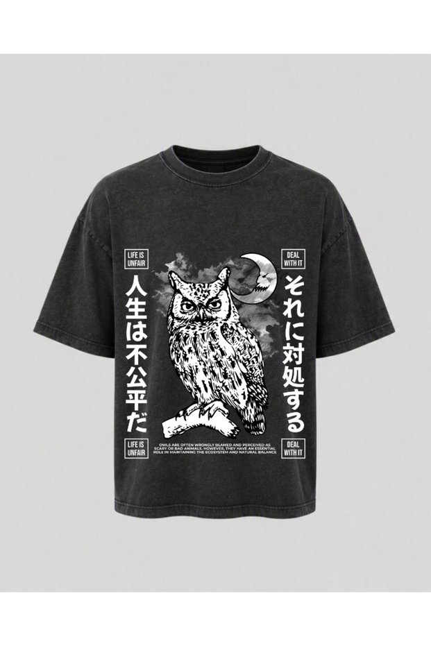 Owl Printed Unisex T-Shirt