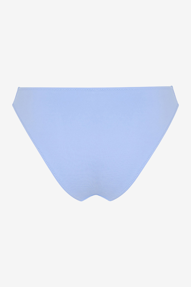 Women Slip Light Blue Bikini Bottom - 5