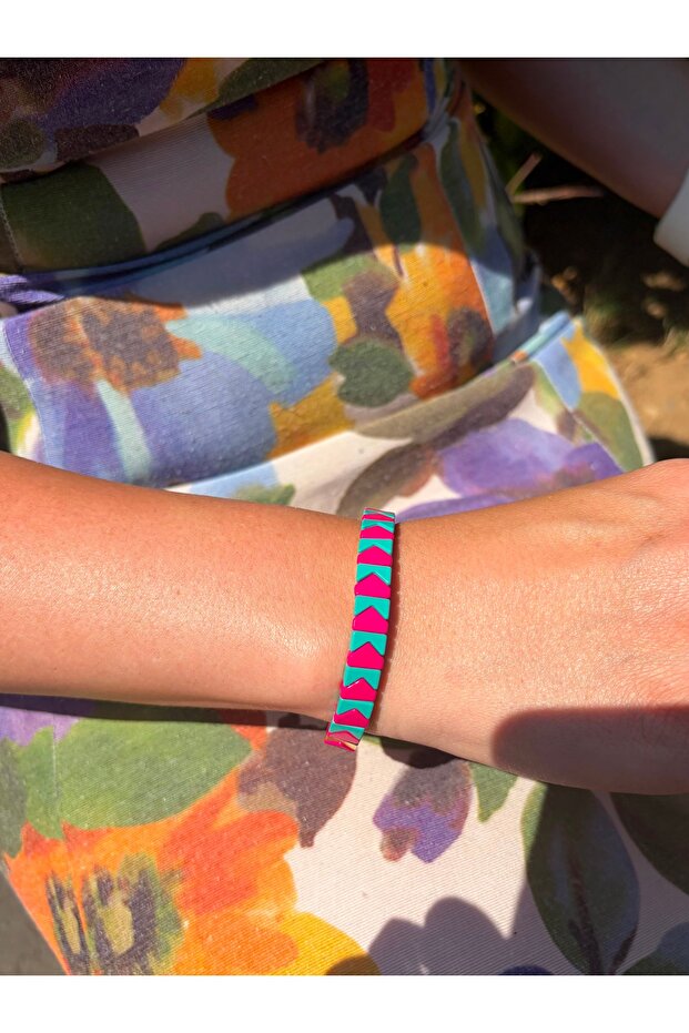Rainbow Porcelain Bracelet