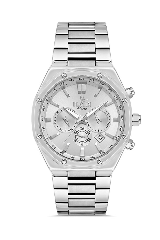Hds-1290Ga-A1 Steel Cord Functions Active Men's Wristwatch