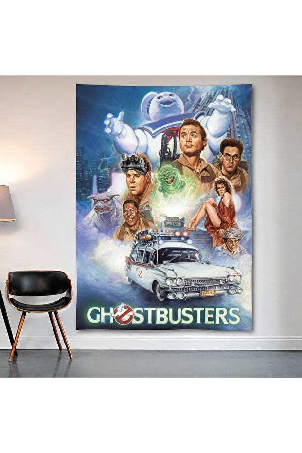 Ghostbusters Afterlife Wall Covering Wall Tapestry First Quality Satin Fabric Poster