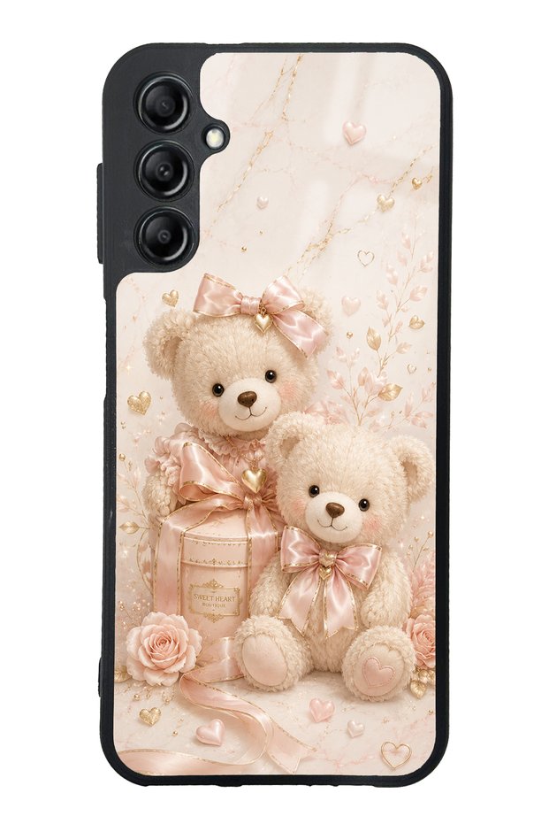Samsung A14 Sweetheart Teddy Design Glossy Phone Case
