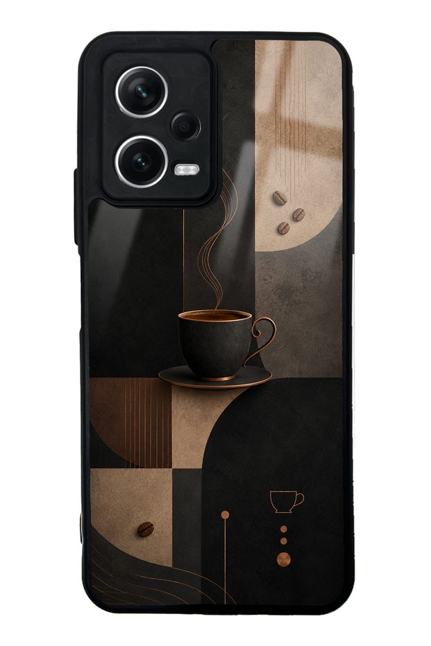 Xiaomi Redmi Note 12 5g Black Mocha Coffee Design Glossy Phone Case