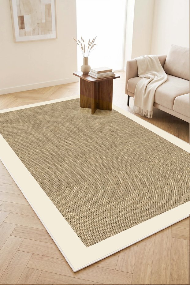 Machine Washable Non-Slip Base Stain-Resistant Digital Living Room Kitchen Balcony Carpet and Floor Mat