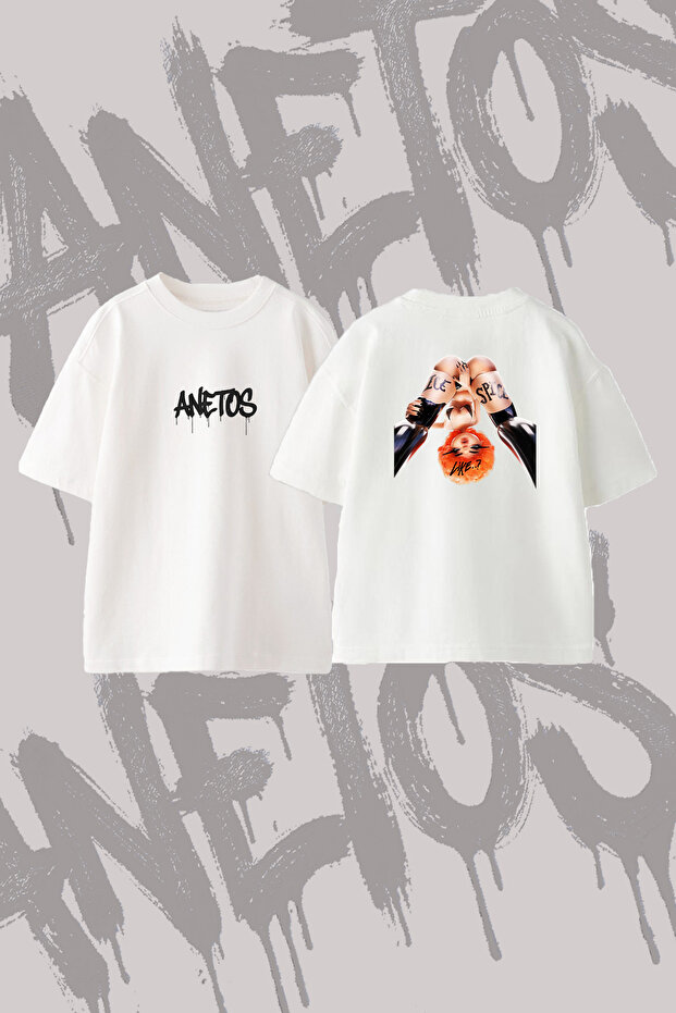Ice Spice_19 Design Back Printed Cotton White Oversize T-Shirt