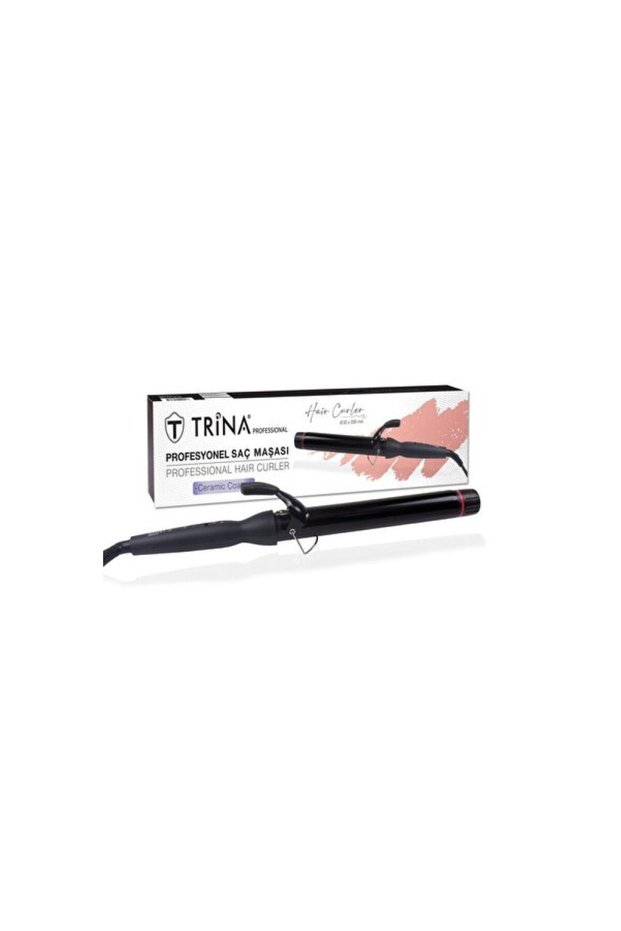 32mm Professional Hair Curling Iron with Buttons for Shiny and Voluminous Hair
