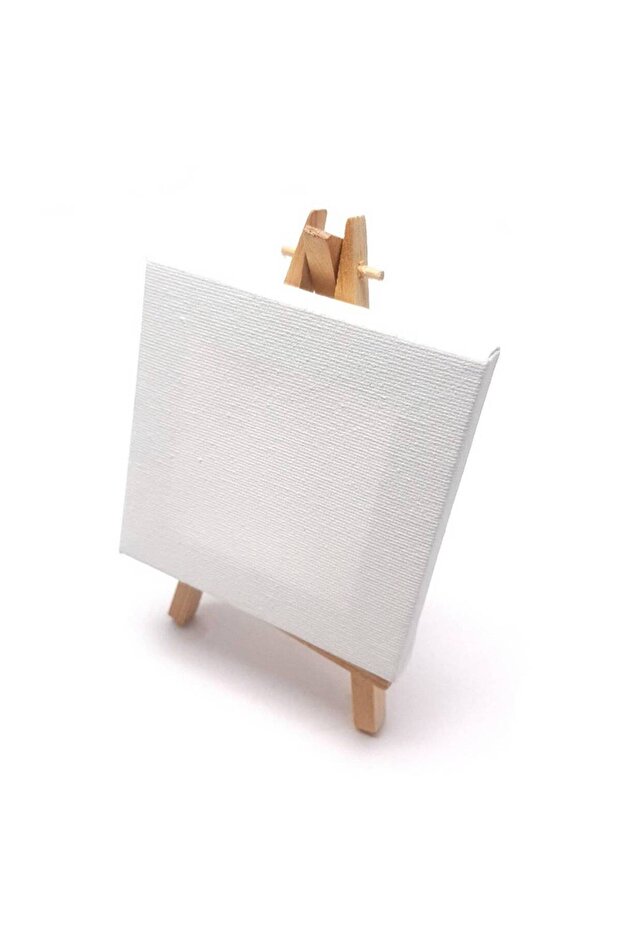 كانفس قطن 100% مع ستاند 15cm * 15cm