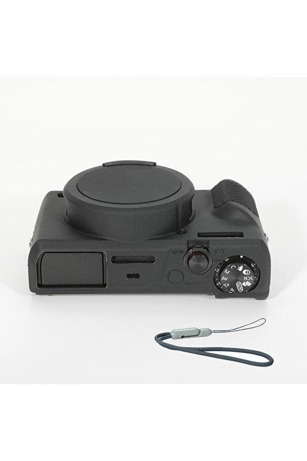 g7x3 case black Camera Bag for Canon G7X3 Silicone Case Protective Cover G7X Mark III Lens Cap Soft