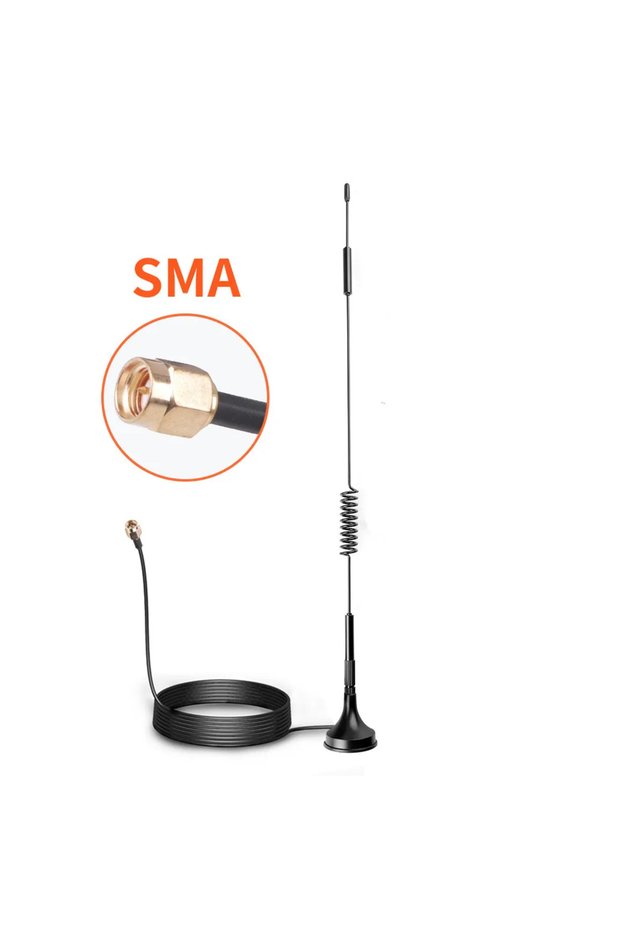 SMA KEBIDUMEI 4G LTE Magnetic Antenna 700-2700MHz High Gain 12dBi SMA Male Connector External Router