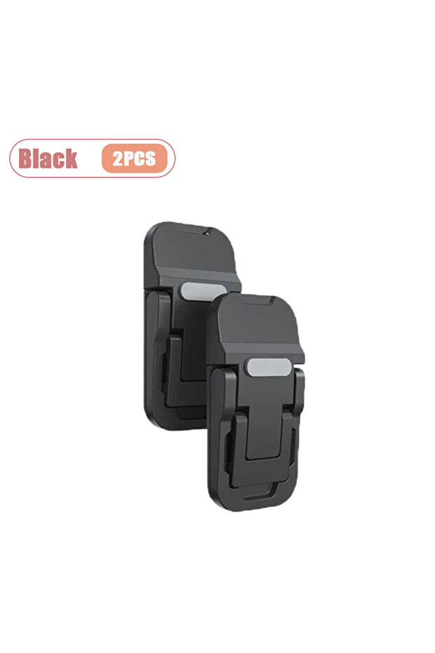 Black-2PCS 2-16PCS Foldable Laptop Stand Portable Metal Desktop Holder for Laptop Tablet and Phone A