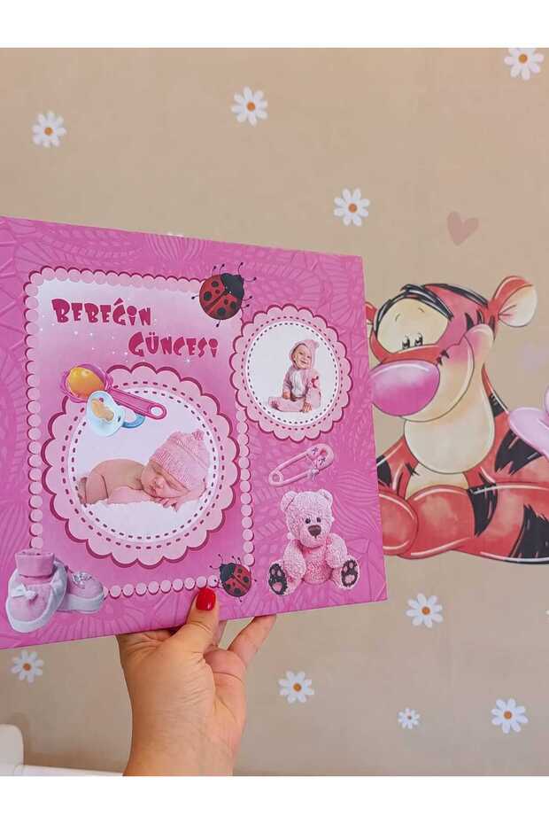 Baby Girl Memory Album | First Year Memory Book & Photo Album-Baby Gift-67 Pages