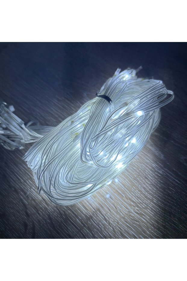 2X2 Curtain 192 Led White Light - 8 Functions