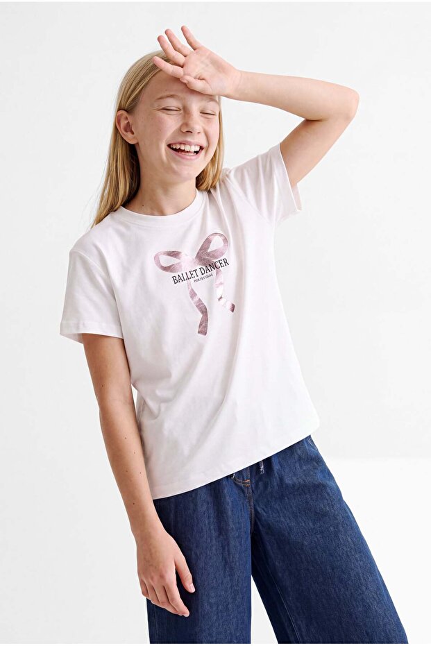 Girl's printed t-shirt