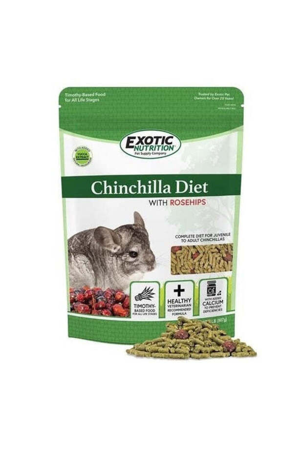 Nutrition Chinchilla Diet with Rose Hips 2lbs
