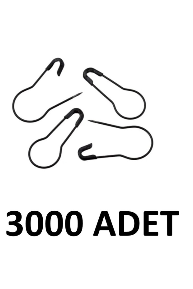 3000 Pieces of Pear-Shaped Safety Pins 2 cm Bulb Type Safety Pins