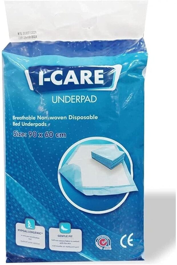 i-care underpad size 60*90 CM 25 Bed Pads