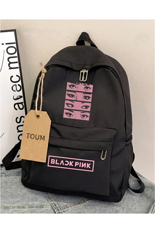 K-Pop Black Pink Printed School, Classroom, Course Backpack