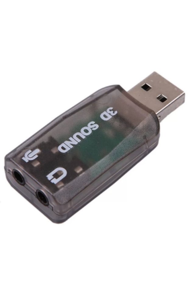 5.1 Driver-Free USB Sound Card Converter Headphone Adapter External Independent Computer Audio Card