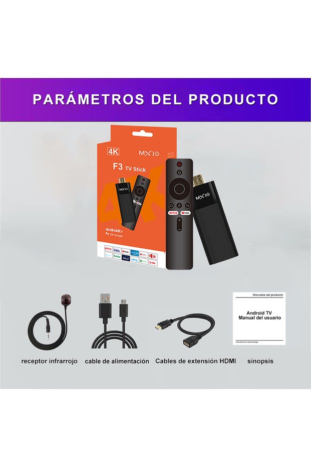 MX10 F3 MX10-F3 TV Stick 4K Factory Directly Allwinner H313 Android 11 2.4G&5G Wifi 2GB 16GB tv box