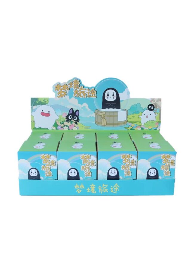 Bandai End box 8pcs Hayao Miyazaki Dream Journey Crystal Ball Mystery Box Toy Collectible Figure Chi