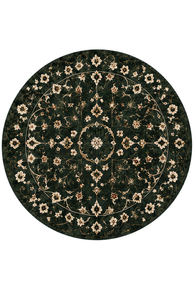 Sdt Traditional Patterned Modern Woven Base Decorative Carpet Sdtamor2834